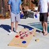 GoSports Beer Pong Cornhole Game - Includes 2 Boards, 8 Bean Bags and Carrying Case - 3 of 4