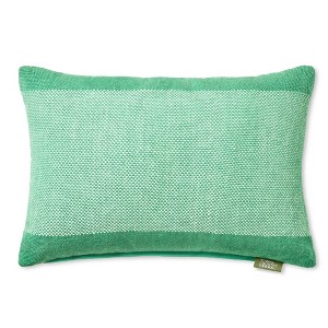 TOWN & COUNTRY TERRA Alara Solid Border Handcrafted Indoor Outdoor Decorative Pillow - 1 of 4