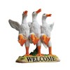Design Toscano Delightful Dancing Ducks Welcome Sign - Multicolored - 3 of 3