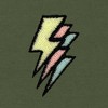 Dalix Lightning Bolt Glow in the Dark Embroidered Zip Hoodie Fleece Long Sleeve Pocket Warm Soft Mens - 2 of 4