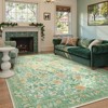 Lahome GST Morris Butterfly Full Coverage Short Pile Velvet Rectangular Indoor Area Rug - 2 of 4
