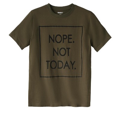 KingSize Men's Big & Tall Slogan Graphic T-Shirt