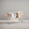 Space-Saving Foldable Gullwing Clothes Drying Rack, Metal Laundry Airer, 22.2 x 68.1 x 38 Inch Laundry Drying Rack for Indoor & Outdoor Use - 2 of 4