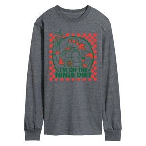Men's - Teenage Mutant Ninja Turtles - Ninja Diet Long Sleeve Graphic T-Shirt - 1 of 4