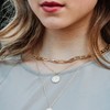 sanctuaire Saint Christopher Medallion Coin Necklace Gold - 3 of 3