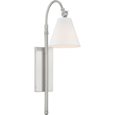 Savoy House Rutland 1 - Light Wall Light in  Satin Nickel