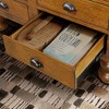 Sapphtopaz Coffee Table Home Decor Wood Rectangular Coffee Table with Rivet Decoration Legs and 4 Drawers for Living Room, Home Small Space - 3 of 4