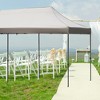 KTMBDW 10x20 Pop Up Canopy Tent with Vent, Easy Set Up Tent, Instant Sun Shelter Canopy, 12 Stakes & 6 Ropes, for Parties, Beach, Outdoor - 3 of 4