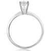 Pompeii3 1/3Ct Solitaire Pear Shape Diamond Engagement Ring in 14k White or Yellow Gold - 3 of 4