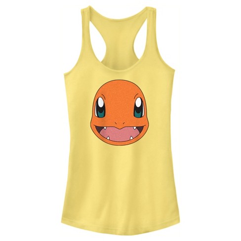 Juniors Womens Pokemon Charmander Smile Racerback Tank Top - image 1 of 4