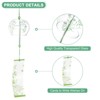 Unique Bargains Handmade Outdoor Garden Decoration Wind Chimes Green Purple 1 Pack - 2 of 4