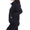 Women's Modal Blend Zip-Up Jacket - PLUS - mono b - 3 of 3