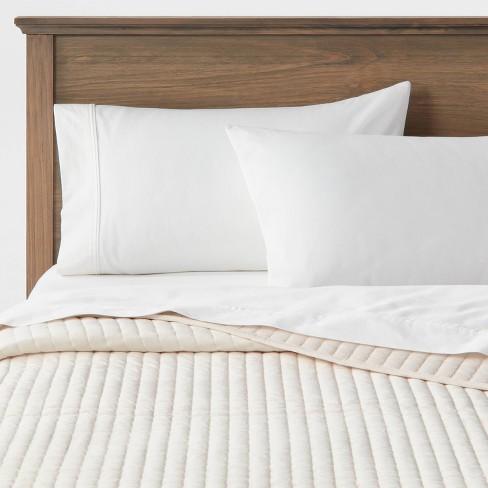 Matte Velvet Solid Quilt Stucco, Extra Long Queen Bedspread