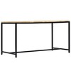 vidaXL Dining Table Brown and Black - 2 of 4