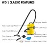 Kärcher WD 1 Classic Corded Heavy Duty Wet and Dry Vacuum - 2 of 4