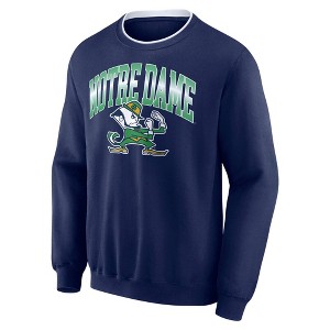 NCAA Notre Dame Fighting Irish Men's Crew Fleece Sweatshirt - 1 of 3