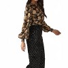 Women's Vee Woven Gold Floral Blouse - FLYING TOMATO - 3 of 4