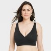 Women's Luxury Collection Bonded Microfiber Plunge Bralette - Auden™ - image 4 of 4