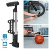 iMountek "Mini Bike Pump Portable Bicycle Tire Inflator with Mount Frame for Presta & Schrader Valves" Silver & Black - 4 of 4