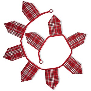 tagltd Pendant Garland In Woven Plaid - 1 of 2