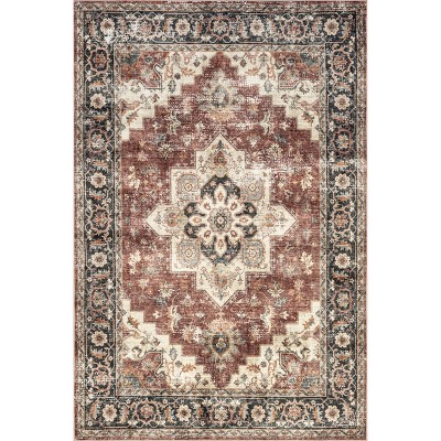 nuLOOM Arbor SplashGuard Waterproof Machine Washable Area Rug
