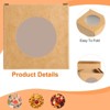Unique Bargains Bakery Candy Jewelry Soap Display Kraft Mini Gift Boxes 16 Pcs - 3 of 4