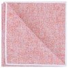INSPIRE CHIC Men's Woolen blend Embroidered trim Solid Pocket Squares - 4 of 4