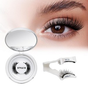 Magnetic Eyelashes 1 Pair Reusable Magnetic Eyelashes with Applicator - 1 of 4