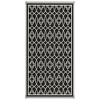 Outsunny Outdoor Patio Rug, Large Camping Carpet with Carrying Bag, 9' x 18' Waterproof Plastic Straw, Reversible, Lantern Pattern - 4 of 4