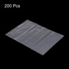 Unique Bargains Transparent Glossy Tear Resistant Dust-proof Plastic Poly Bags 200 Pcs - 3 of 3