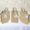 Big Dot of Happiness Winter Wonderland - Assorted Hanging Snowflake Holiday Party and Winter Wedding Favor Tags - Gift Tag Toppers - Set of 12 - 3 of 4