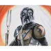 Star Wars The Mandalorian and Grogu Pop Art Tapestry for Bedroom Wall Hanging for Living Room Dorm Home Decor 40"x34" Multicolored - 2 of 4