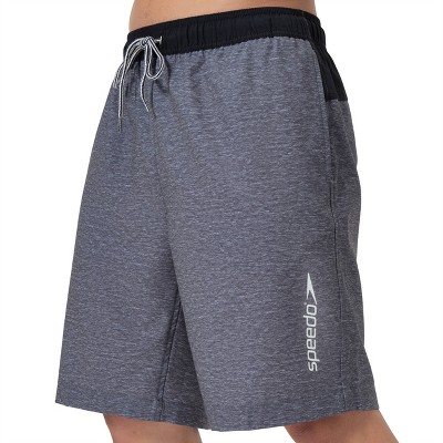 Мужские шорты Speedo Men's 9" Marina Swim Shorts - Heathered Gray L: Mesh Liner, Elastic Waistband, UPF 50+ Protection — фото 3