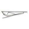 Black Bow Jewelry Stainless Steel Polished Studded Tie Bar Clip, 7 x 62mm - 2 of 4