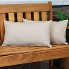 Sunnydaze Indoor/Outdoor Weather-Resistant Polyester Square Decorative Pillow Cover Only with Zipper Closures - 4 of 4