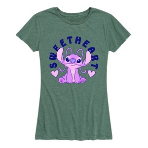 Women's - Lilo and Stitch - Angel Sweetheart Short Sleeve Graphic T-Shirt - 1 of 4