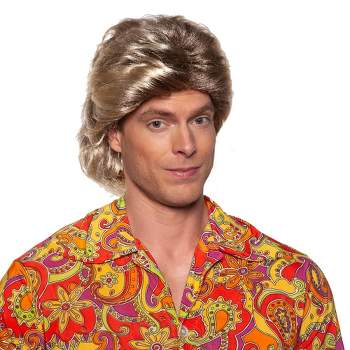 Underwraps Costumes 70's Disco Adult Costume Wig | Blonde
