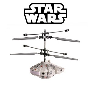 World Tech Toys Star Wars Millennium Falcon Sculpted Head UFO Helicopter - 1 of 4