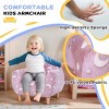 TopComfy Infant Seats Kids Comfort Seat Lasting Support for Playtime Generous Backrest Armrests Durable for Living Room, Pink, 21.65"*15.75"*21.65" - 4 of 4