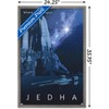 Trends International Star Wars: Jedha - Where It All Began by Russell Walks Framed Wall Poster Prints - 3 of 4