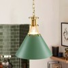 Rennnsan Eivora 12"W 1-Light Dome Modern Dimmable Pendant - 4 of 4