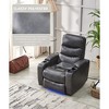Technical Leather Power Reclining Chair - 4 of 4