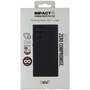3SIXT Impact Zero Flexible Case for Samsung Galaxy S22 Ultra - Black - 1 of 1