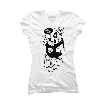 Junior's Design By Humans Super Duper Necromancer By obinsun T-Shirt
