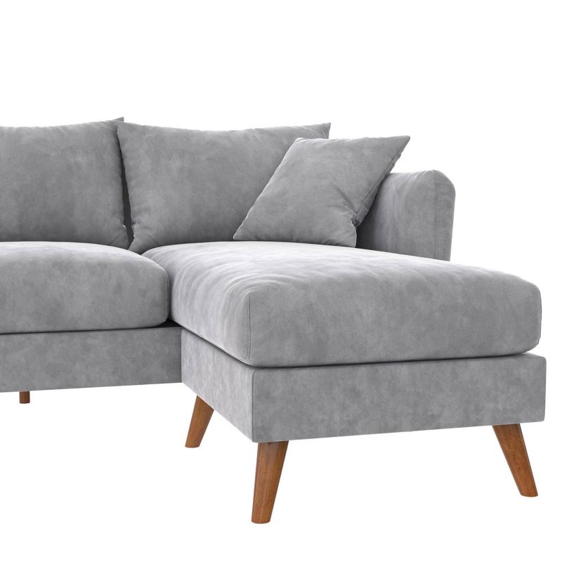 Magnolia Sectional Sofa with Pillows - Novogratz, 5 of 18