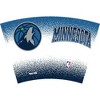 NBA Minnesota Timberwolves All Over Classic Tumbler with Straw Lid - 24oz: Portable Plastic Drinkware - 2 of 2