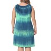 Agnes Orinda Women's Plus Size Tie Dye Sleeveless Beach Round Neck Casual Tank Sundresses - 4 of 4