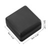 Unique Bargains Wooden Detachable Self Draining Square Soap Dishes with Lid - 2 of 4