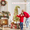 Tangkula Whimsical Christmas Tree Pre-Lit Artificial Holiday Tree w/ Bendable Top - 3 of 4