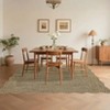 Farmhouse Scalloped Rug Washable Rug with Non Slip TRP Backing - 3 of 4